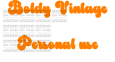Boldy Vintage Personal use