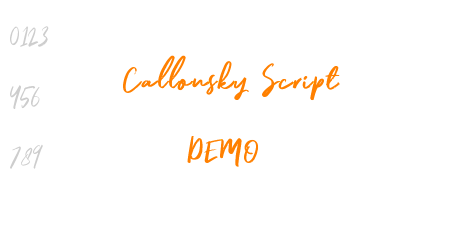 Callonsky Script DEMO