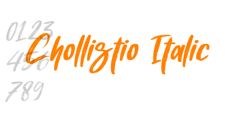Chollistio Italic
