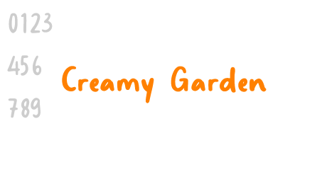 Creamy Garden