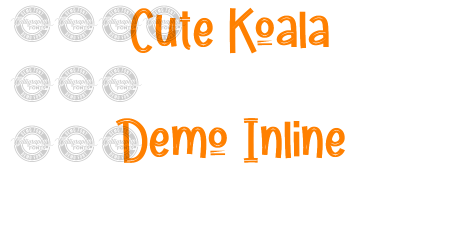 Cute Koala Demo Inline
