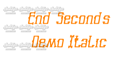 End Seconds Demo Italic