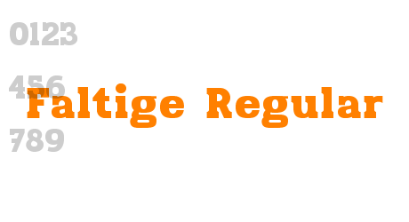 Faltige Regular