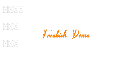 Freakish Demo