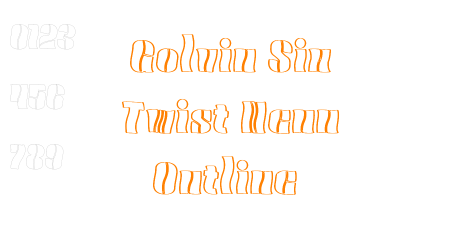 Golvin Six Twist Neun Outline
