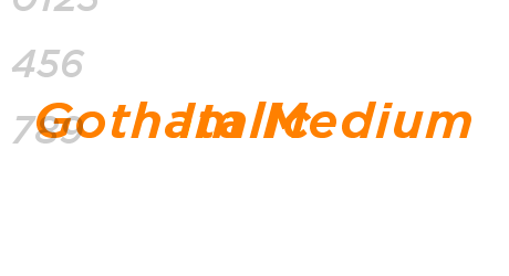 Gotham Medium Italic