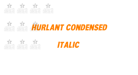 HURLANT CONDENSED ITALIC