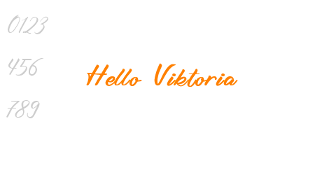 Hello Viktoria