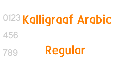 Kalligraaf Arabic Regular
