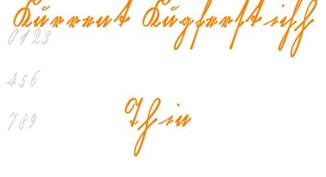 Kurrent Kupferstich Thin