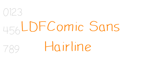 LDFComic Sans Hairline