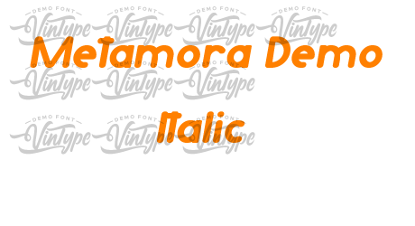 Metamora Demo Italic