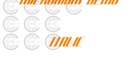 Micronium Demo Italic
