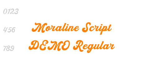 Moraline Script DEMO Regular