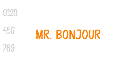 Mr. Bonjour