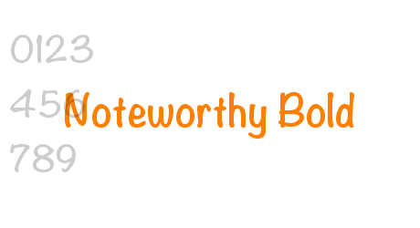 Noteworthy Bold