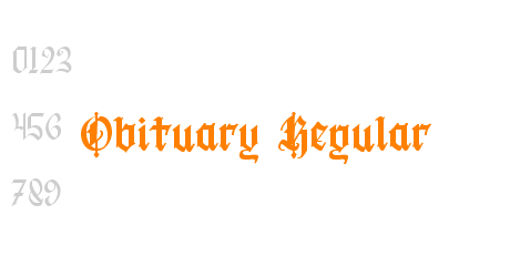 Obituary Regular