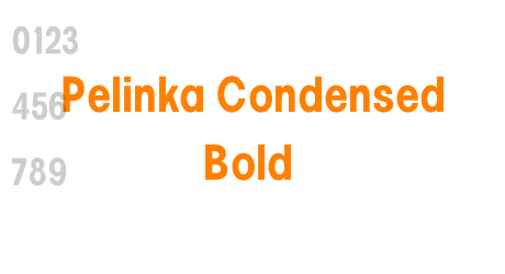 Pelinka Condensed Bold