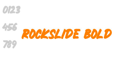 ROCKSLIDE BOLD