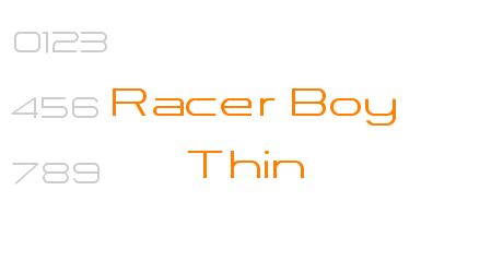 Racer Boy Thin