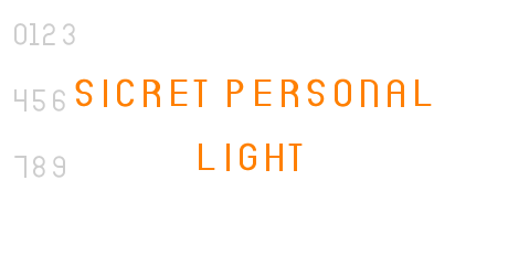 Sicret PERSONAL Light