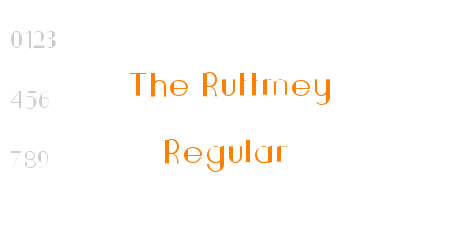 The Ruttmey Regular