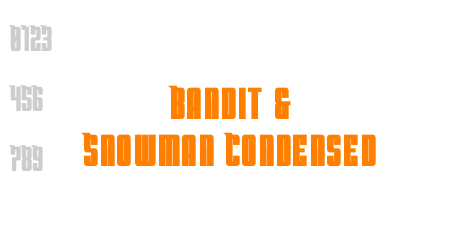 Bandit & Snowman Condensed