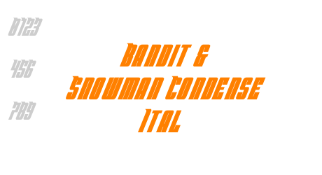 Bandit & Snowman Condense Ital
