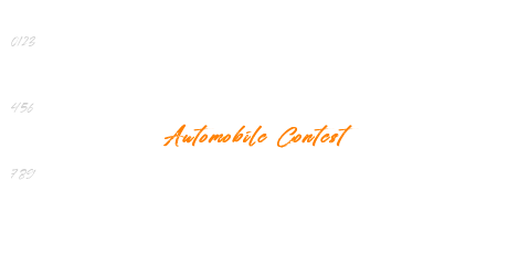Automobile Contest