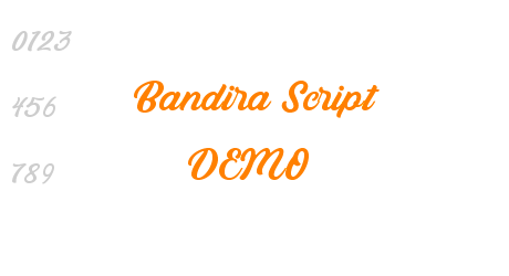 Bandira Script DEMO