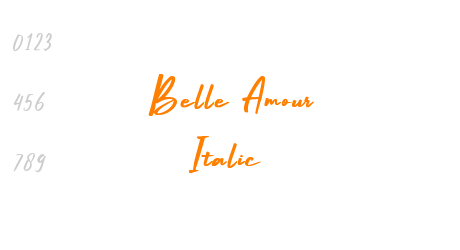 Belle Amour Italic