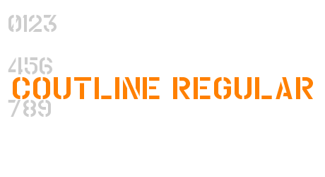 Coutline Regular