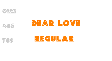 Dear Love Regular