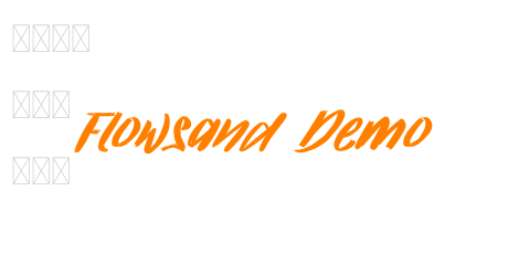 Flowsand Demo