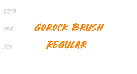 Gorock Brush Regular