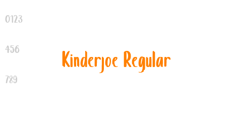 Kinderjoe Regular