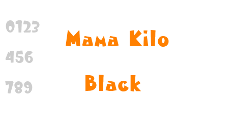 Mama Kilo Black