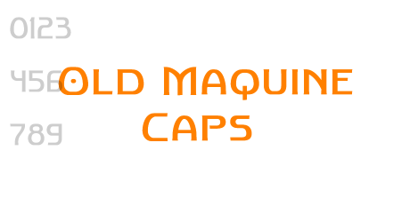Old Maquine Caps