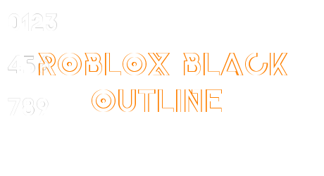 Roblox Black Outline