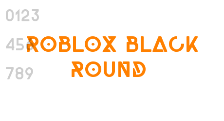 Roblox Black Round