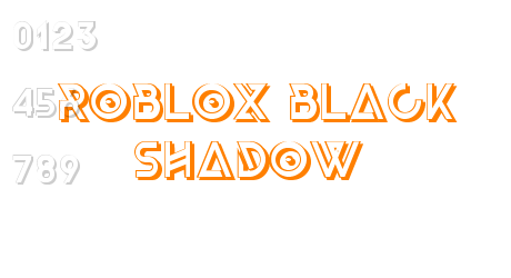 Roblox Black Shadow
