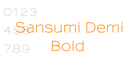 Sansumi Demi Bold
