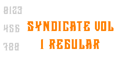 Syndicate vol 1 Regular