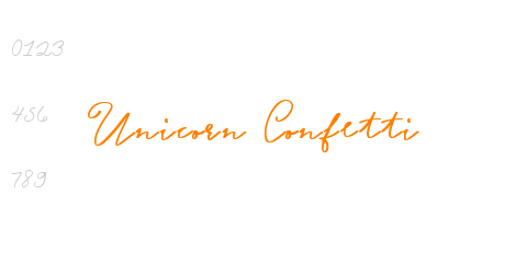Unicorn Confetti