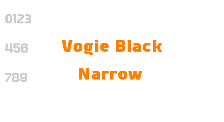 Vogie Black Narrow