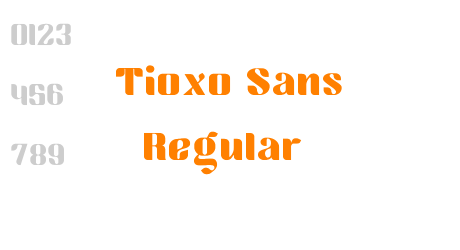 Tioxo Sans Regular