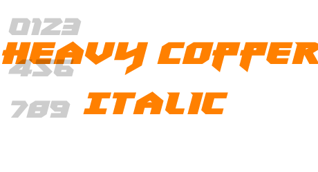 Heavy Copper Italic