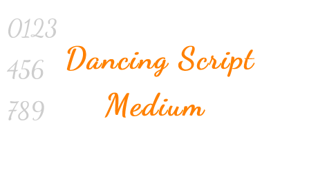 Dancing Script Medium