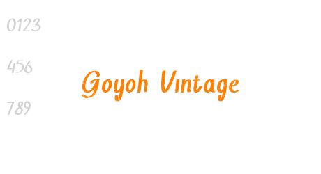 Goyoh Vintage