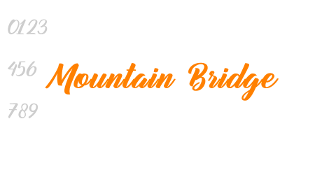 Mountain Bridge